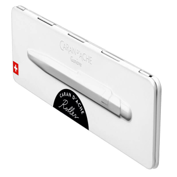Caran d'Ache, Rollerball 849, mattschwarz, mit SLim Case seitlich